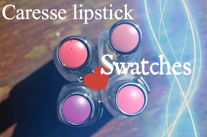 caresse lipstick swatches