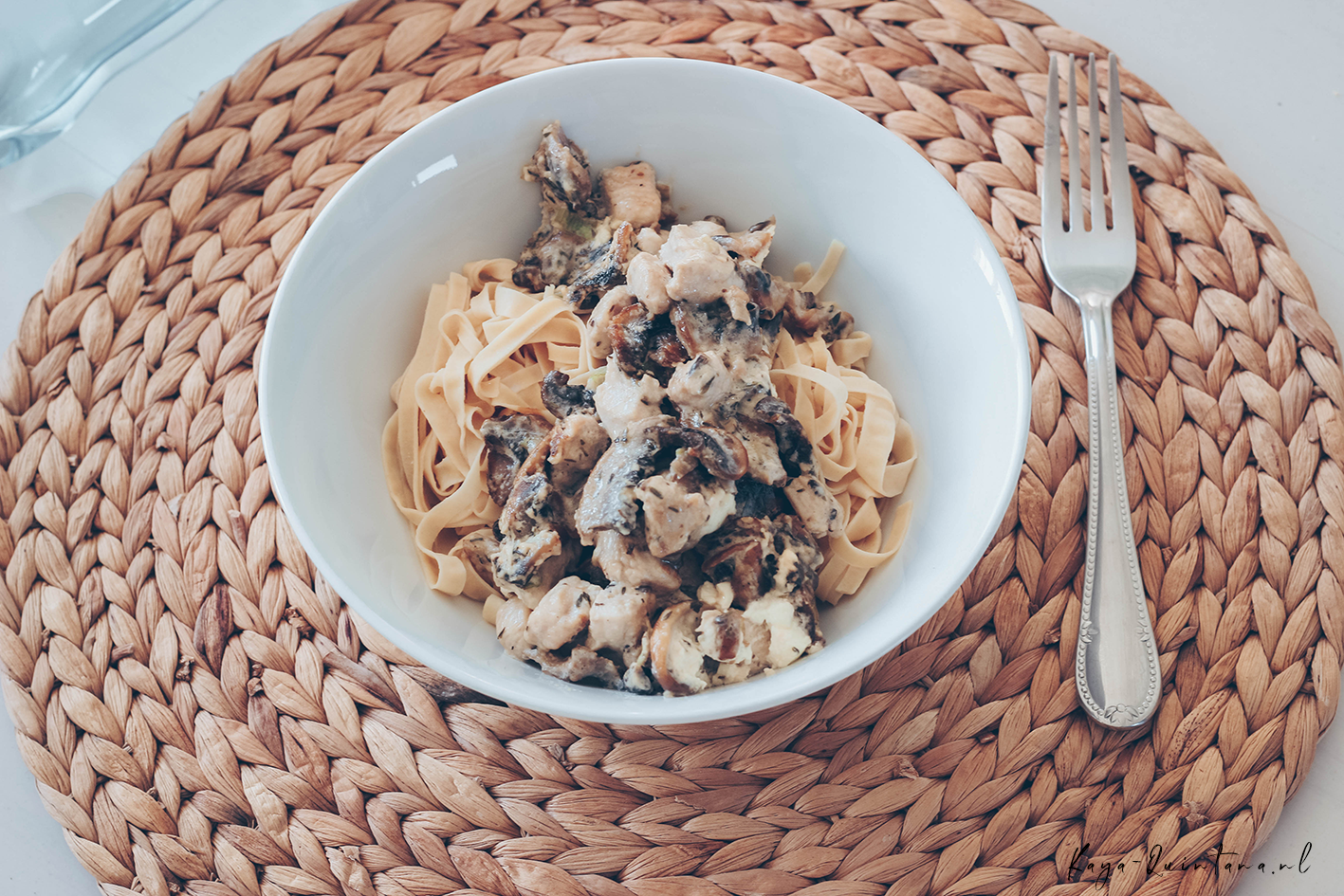 Low carb pasta with chicken