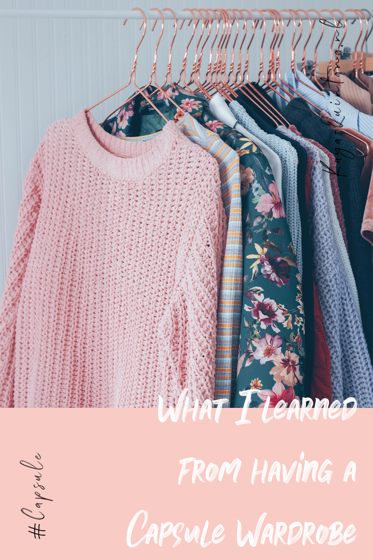 What I learned from having a capsule wardrobe