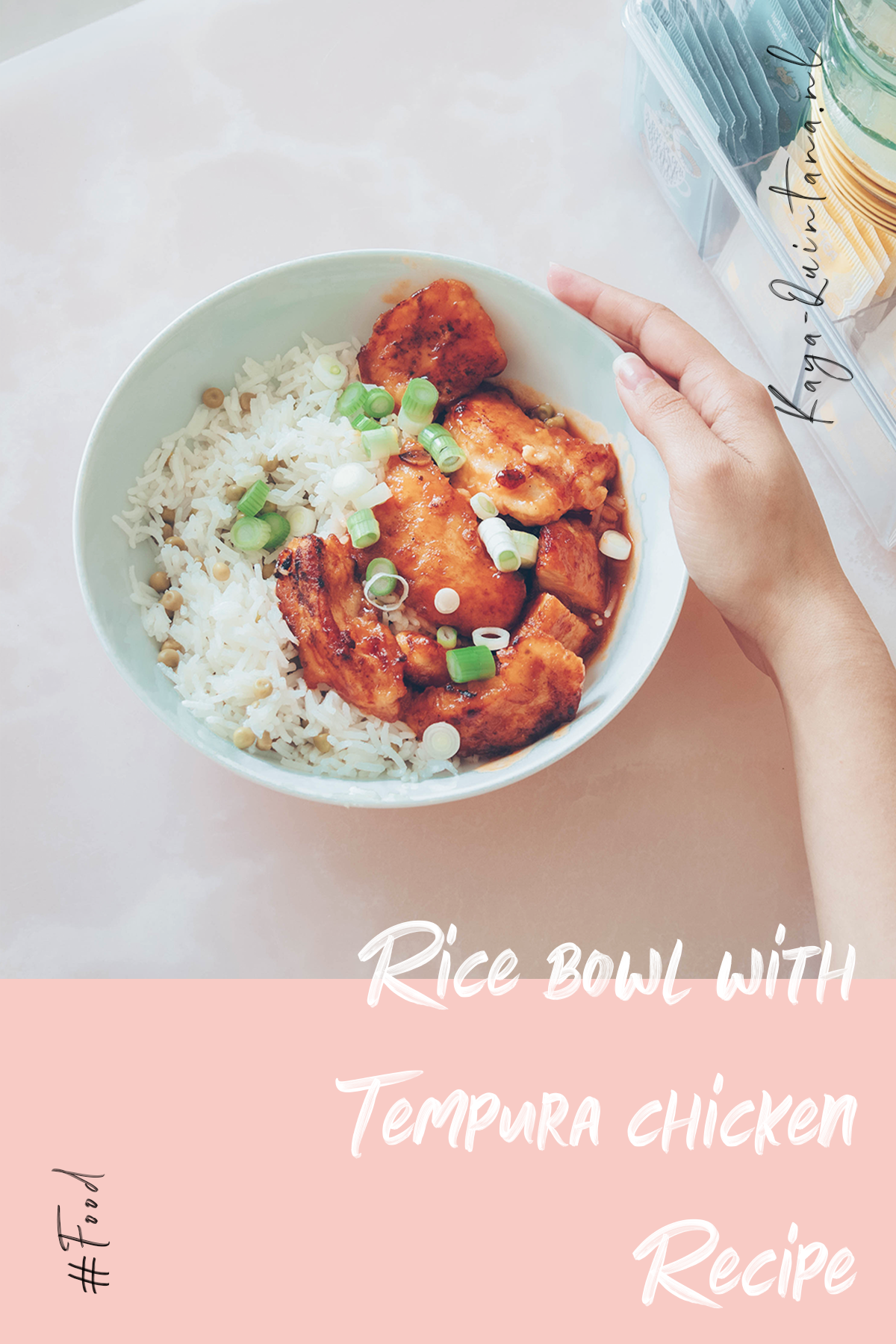 rice bowl with tempura chicken recipe