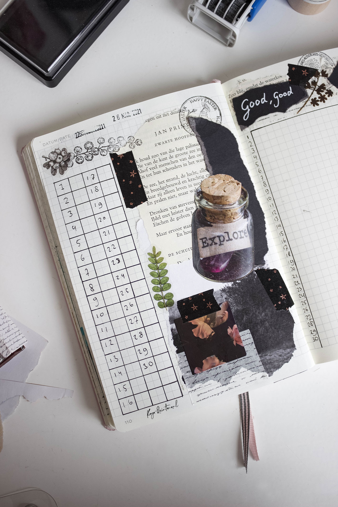 bullet journal weight loss tracker